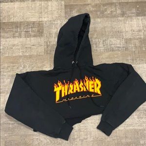 Cropped Thrasher hoodie